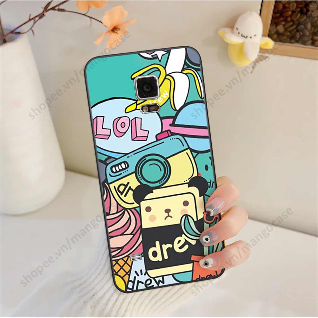 Ốp lưng điện thoại Samsung Note 4 / Note 5 drew, kaws, bape cao cấp, vỏ ốp rẻ đẹp