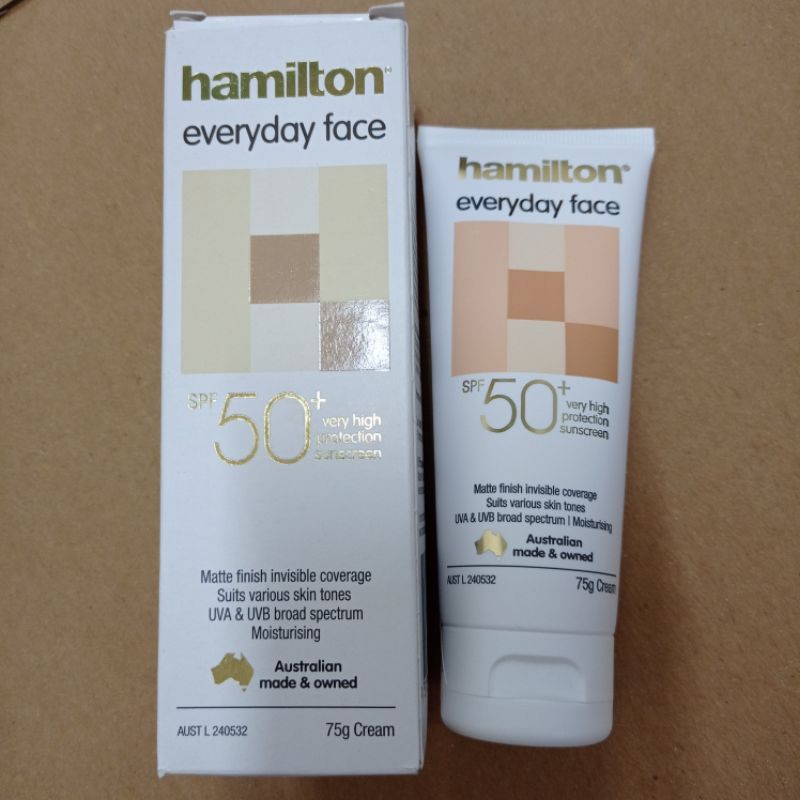 (HÓT) KEM CHỐNG NẮNG HAMILTON EVERYDAY FACE CREAM SPF 50+ (CÓ MẪU MỚI)