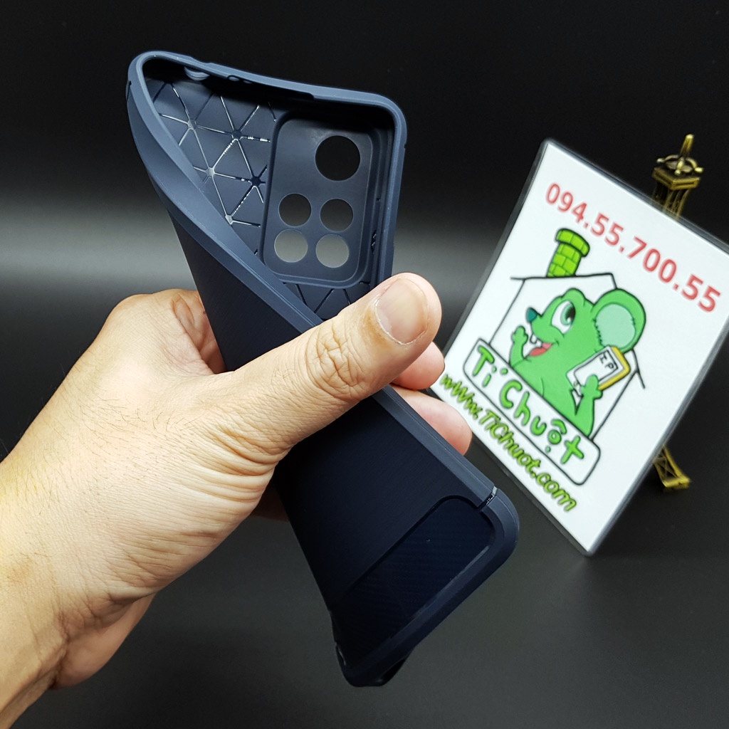 Ốp Lưng Xiaomi Redmi Note 11 PRO NỘI ĐỊA CHINA Dẻo Carbon Phay Xước Chống Sốc