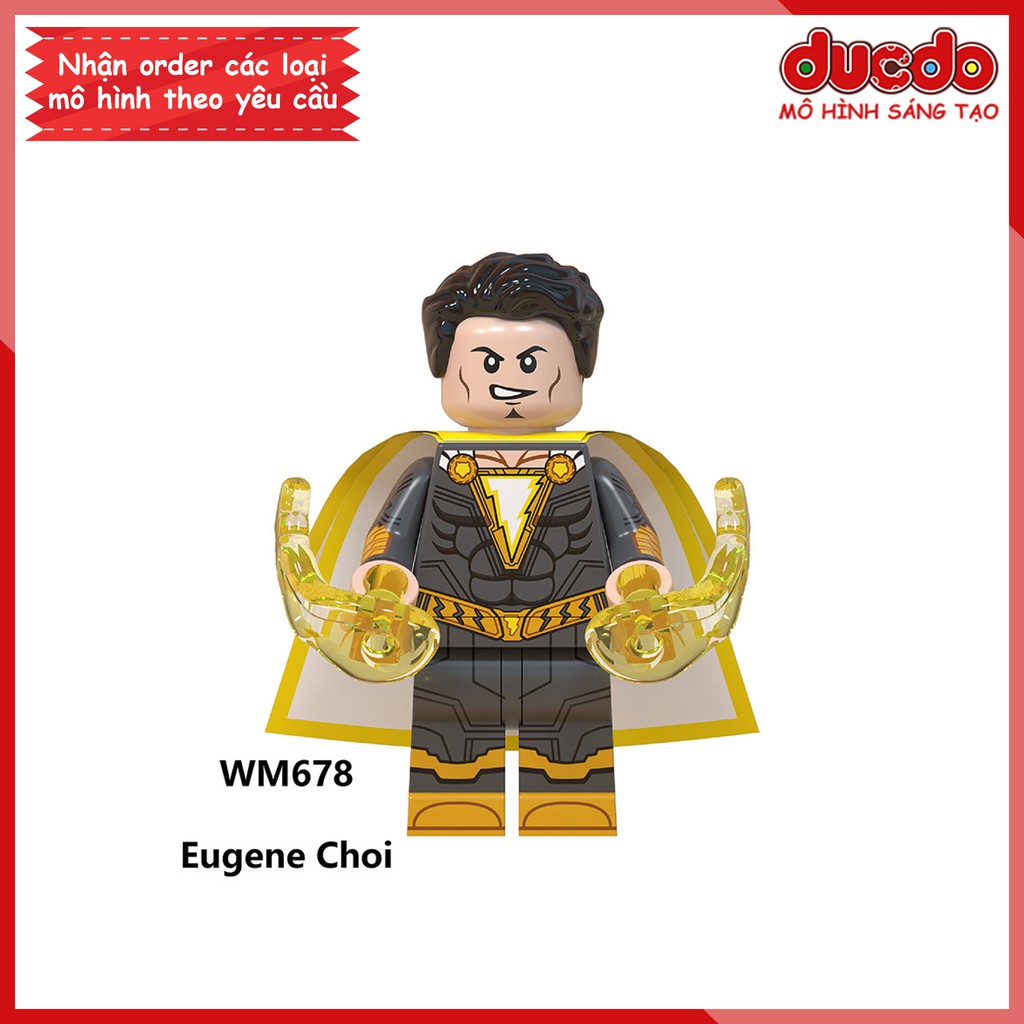 Minifigures các nhân vật siêu anh hùng trong Shazam - Đồ chơi Lắp ghép Xếp hình Mô hình Mini WM6058