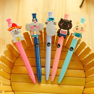 bút động vật dẹt dễ thương hoạt hình dễ thương kute