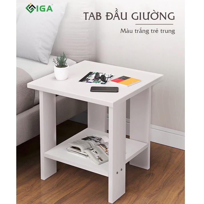 Kệ để đồ đầu giường 2 tầng - bàn trà nhở 2 tầng - gp23