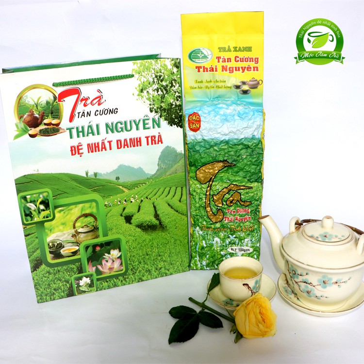 [TRÀ NGON THÁI NGUYÊN] 500g Trà Bát Tiên đậm vị truyền thống, đặc sản Tân Cương -Thái Nguyên