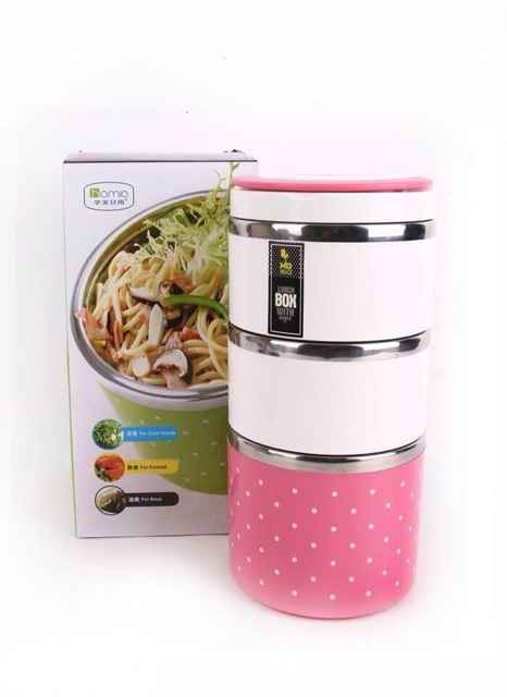Hộp cơm 3 tầng giữ nhiệt | BigBuy360 - bigbuy360.vn