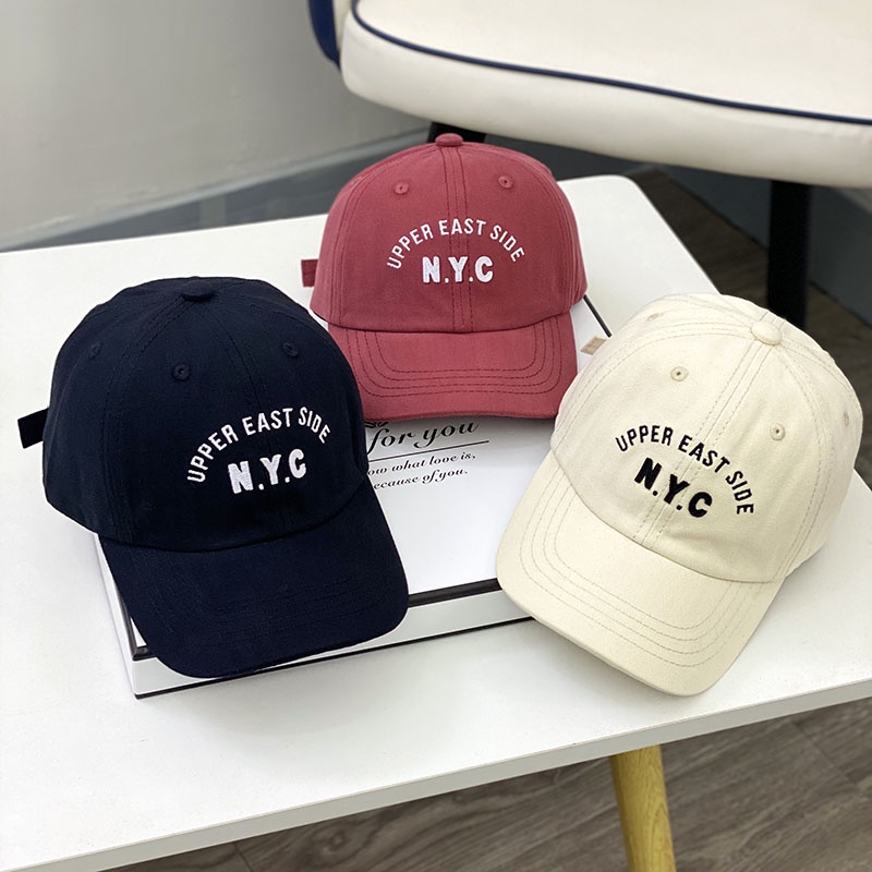 Mũ Lưỡi Trai In Chữ NYC Dễ Thương Thời Trang Mùa Xuân Phong Cách Hàn Quốc Cho Bé