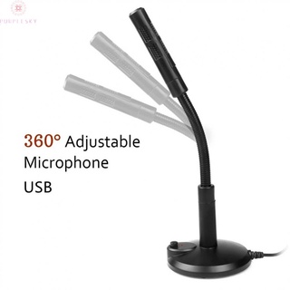 USB Microphone Recording USB Black For PC Desktop Laptop Mic Microphone