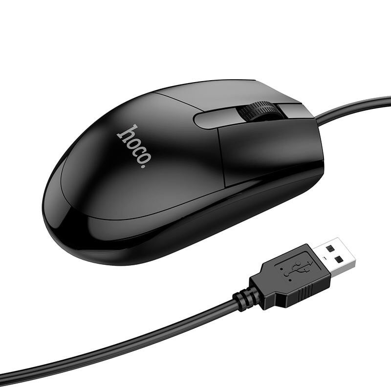 Bộ Bàn Phím Máy Tính Và Chuột Có Dây Cổng USB Hoco GM16 Cho Máy Tính, Laptop