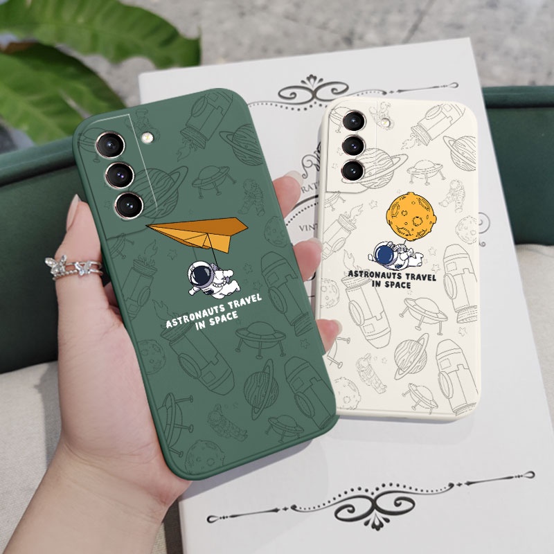 Ốp Điện Thoại Hình Phi Hành Gia Cho Samsung Galaxy S21 FE Ultra Plus