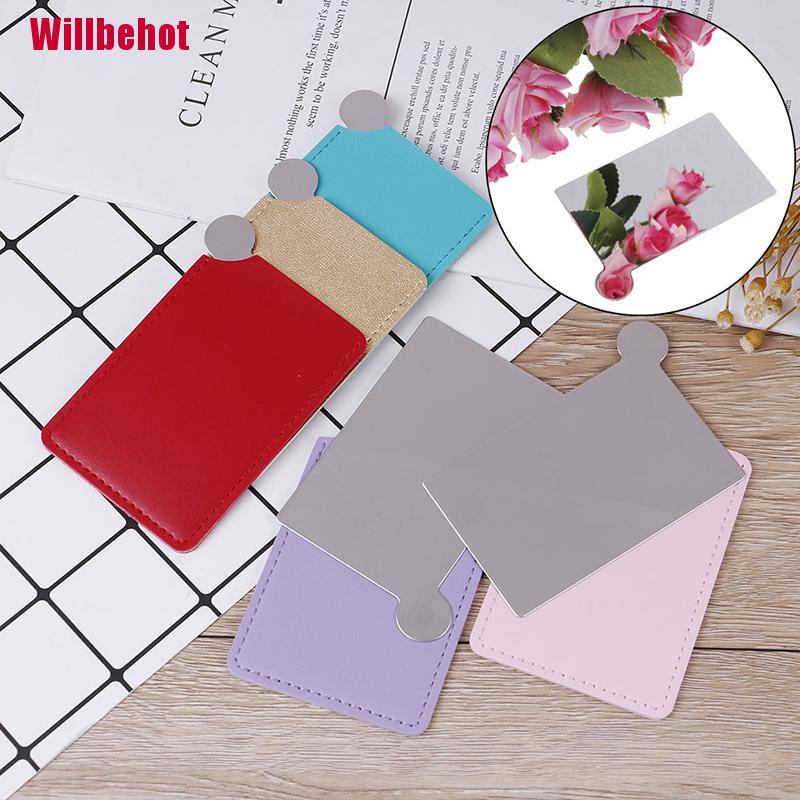 Gương Trang Điểm Bỏ Túi Bằng Thép Không Gỉ Tiện Dụng