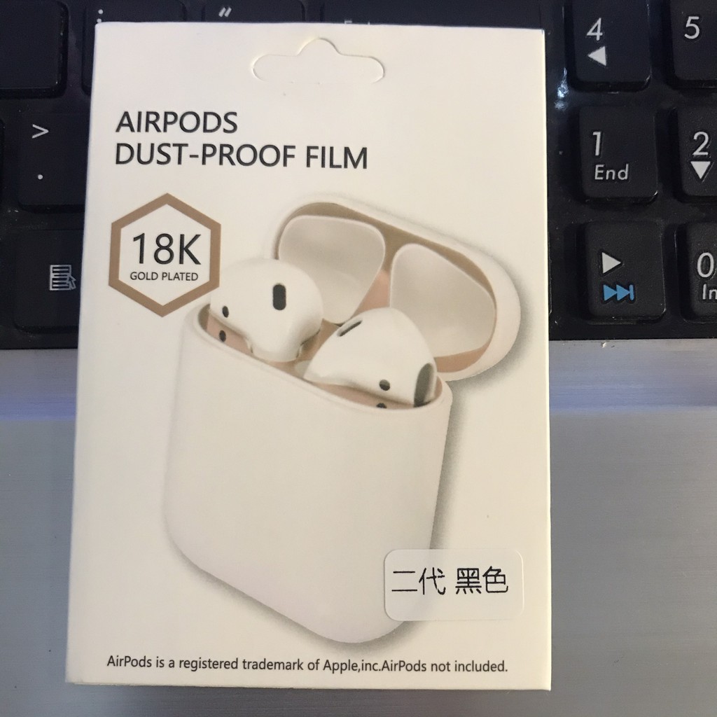 Miếng dán chống bẩn cho tai nghe Airpods 2
