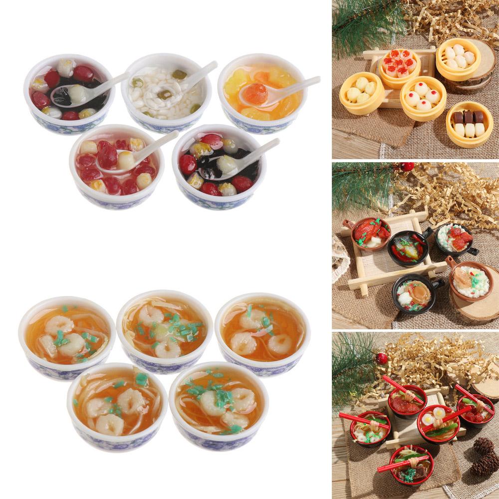 1 Nồi Hầm Thức Ăn Đồ Chơi Búp Bê Phong Cách Trung Hoa Ngẫu Nhiên