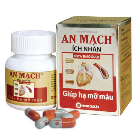 AN MẠCH ÍCH NHÂN lọ 50 viên