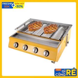 Mua Bếp nướng hải sản bằng gas  nướng thịt bbq 4 đầu đốt Cao cấp ETON ET-K222