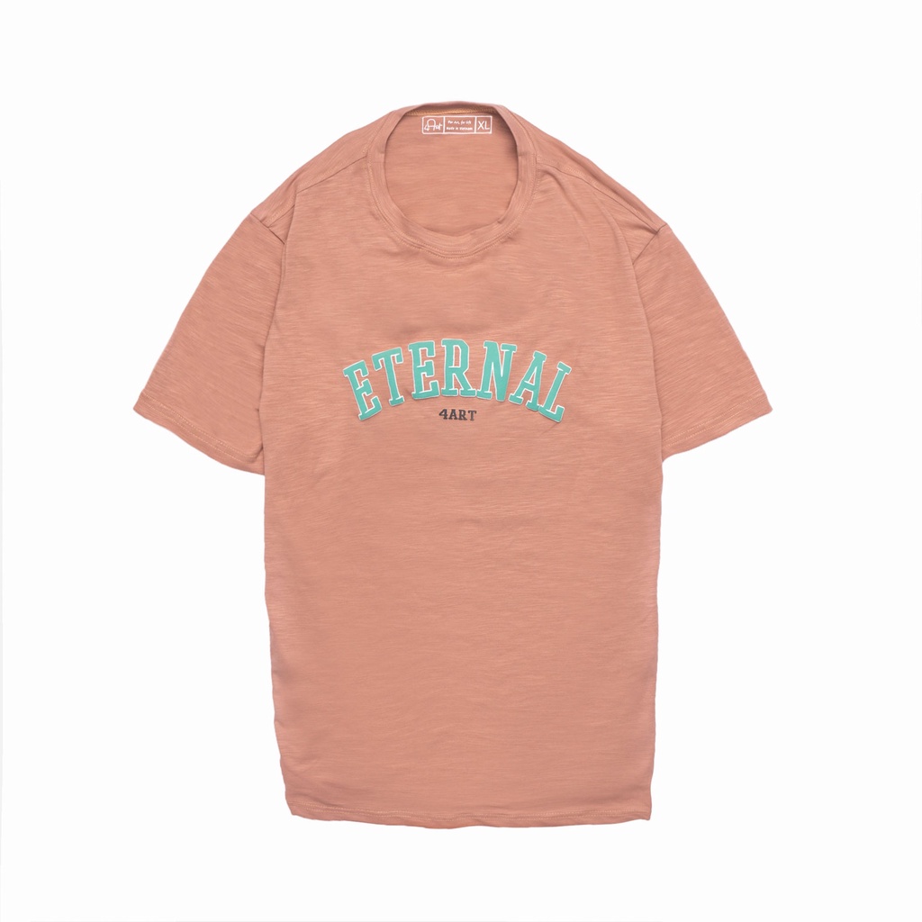 Áo Phông Cộc Tay Trơn Basic Chất Vải Co Dãn 4 Chiều Mềm Mại In Chữ ETERNAL Thời Trang MENCLOTHER | BigBuy360 - bigbuy360.vn