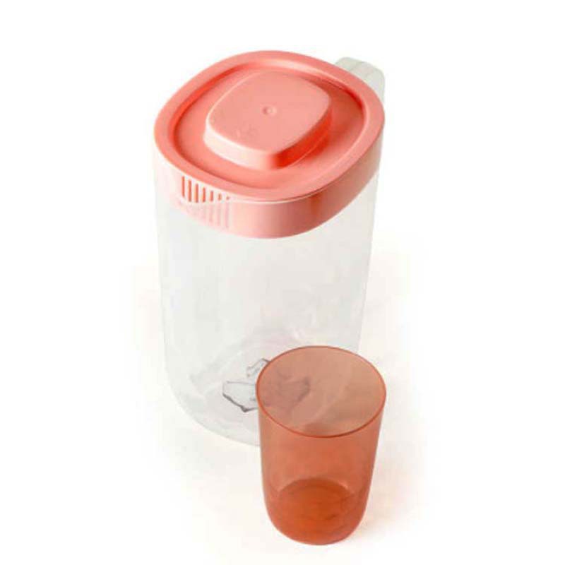 Bình nhựa đựng nước uống MT 3502 kèm 4 cốc 2000ml,Bình đựng nước nhựa gia đình có tay cầm cao cấp