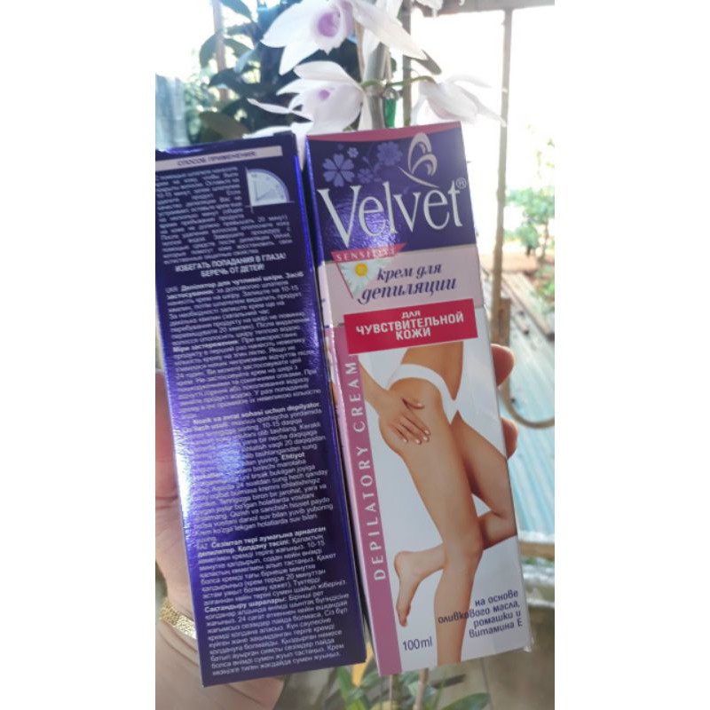 Kem tẩy lông Velvet nga