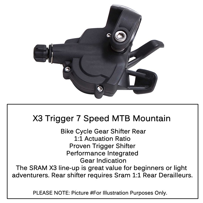 Bộ Phận Tăng Tốc Độ Xe Đạp Sram X3 Mountain 7 / 21