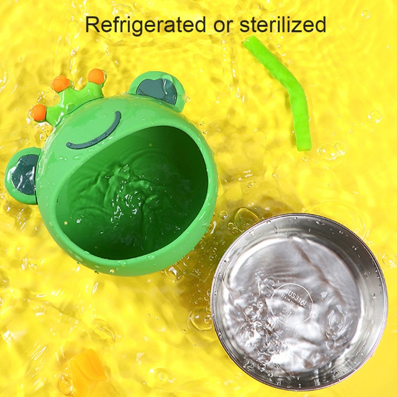 Bộ Tô Silicone Chống Trượt Có Giác Hút Nhỏ Gọn Cho Bé Tập Ăn