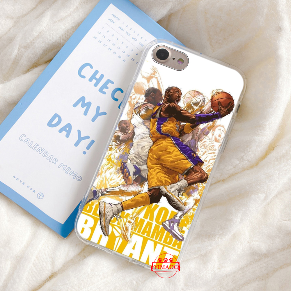 Ốp lưng họa tiết kobe bryant cho iPhone 12 Mini 11 Pro XR XS Max