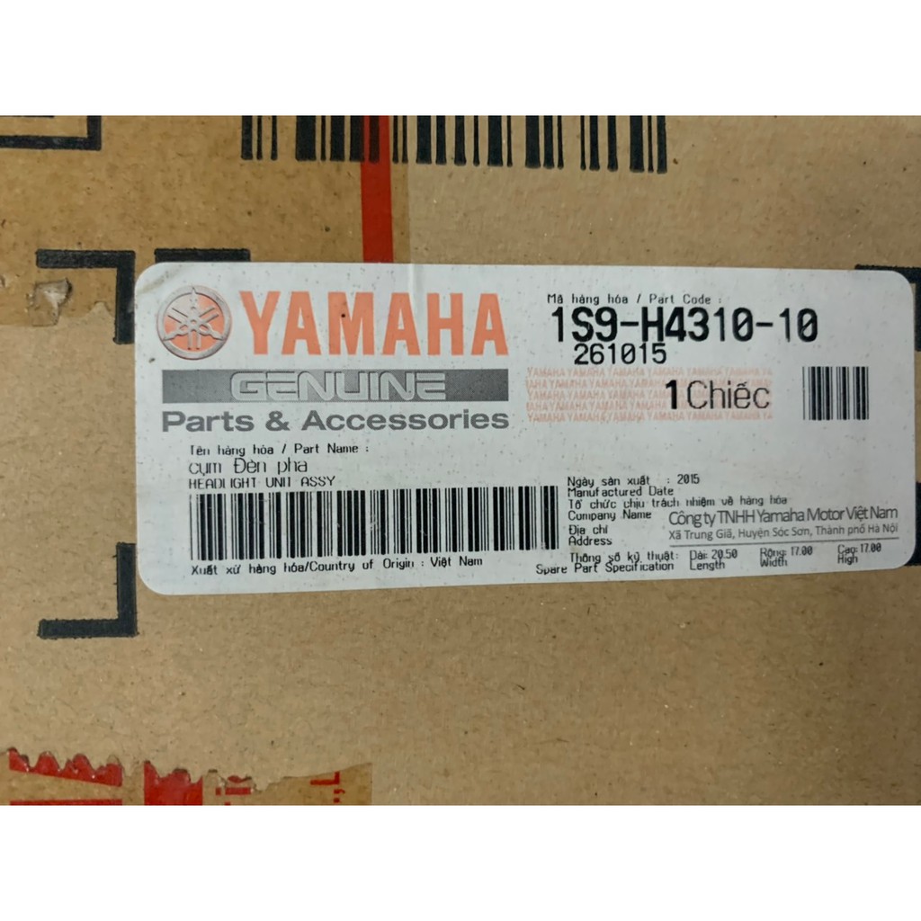 Cụm đèn Pha Exciter 135 4 số  2010 YAMAHA Chính hãng