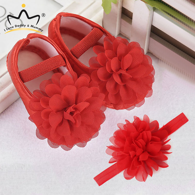 WALKERS Set 3 Giày Công Chúa Đính Hoa Dễ Thương Cho Bé Gái