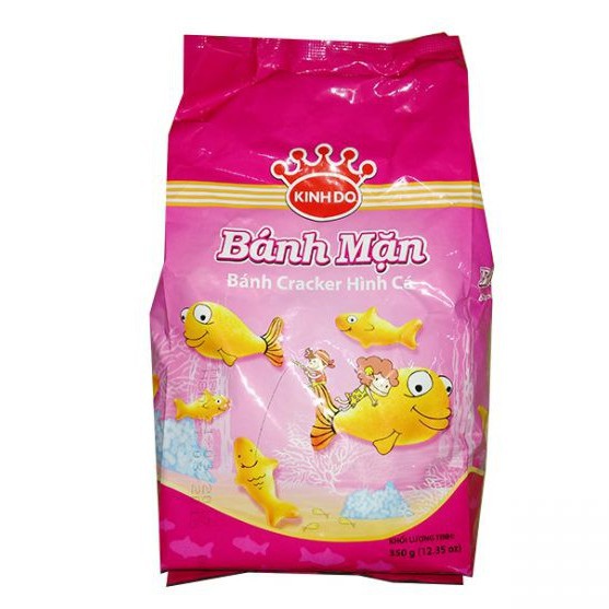 BÁNH CÁ MẶN KINH ĐÔ GÓI 350G DATE LUÔN MỚI
