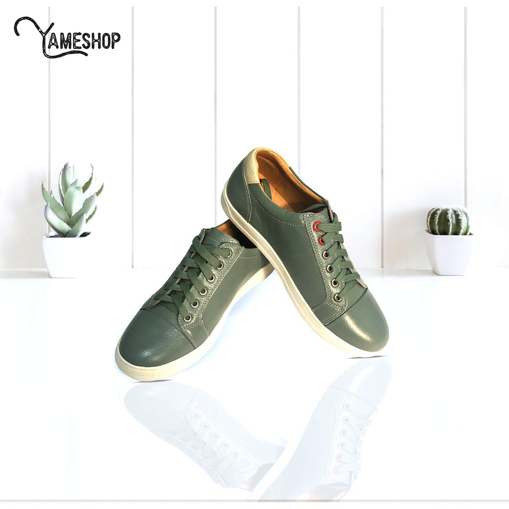 Giày da nam màu xanh dương/xanh ngọc/trắng sữa -dáng thể thao buộc dây-Tặng 1 hộp Xi đánh giày Hàn Quốc+1 đôi lót giày