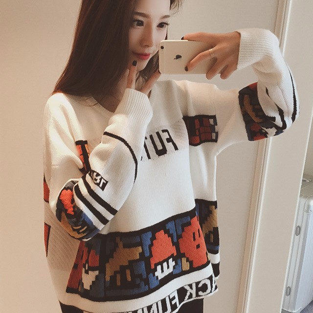 (Hàng order) Áo len Hàn Quốc Ulzzang KA50