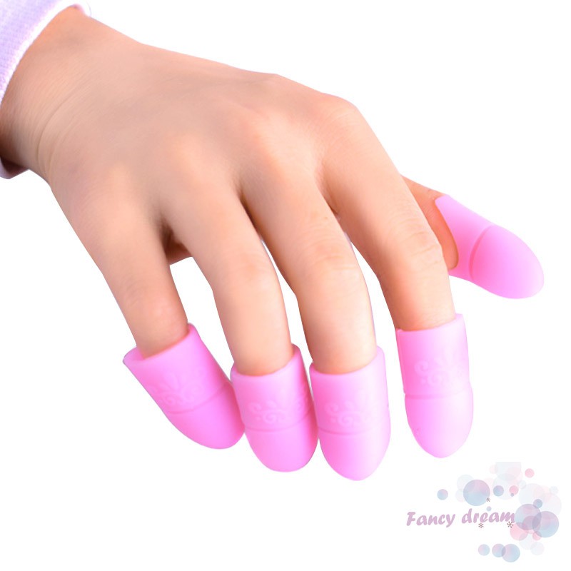 5 Nắp ủ móng tay loại bỏ nước sơn chuyên dụng cho làm móng có thể tái sử dụng tiện lợi