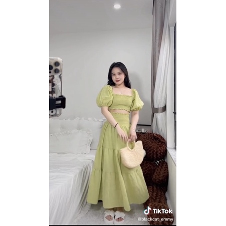 Váy Maxi Đũi 3 món đi biển siêu xinh🌼Phong cách sexy quyến rũ | BigBuy360 - bigbuy360.vn