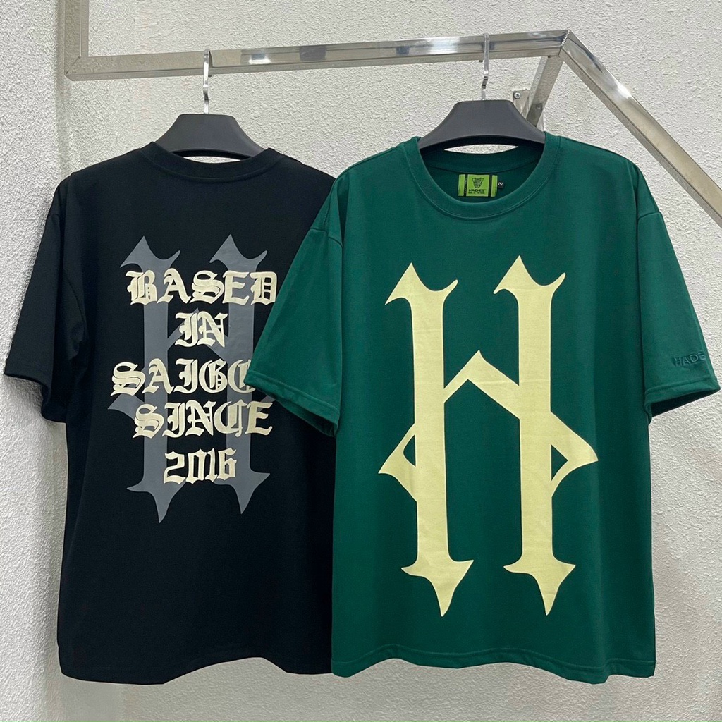 Áo thun HADES ALTERNATIVE, CITY ĐẦU SÓI TÍM unisex nam nữ form rộng tay lỡ