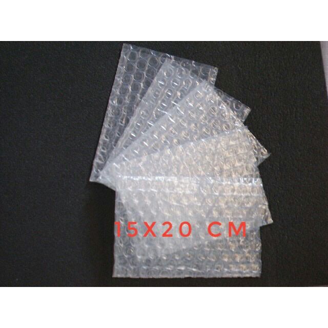 Combo 10 túi bóng khí chống xốc 4kt: 10cmx20cm, 15cmx20cm, 20cm×30cm, 30cmx45cm.