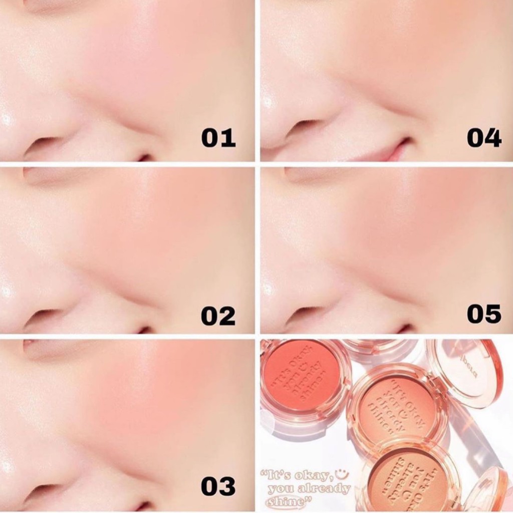 Phấn má hồng siêu xinh Peripera Pure Blushed Sunshine Cheek