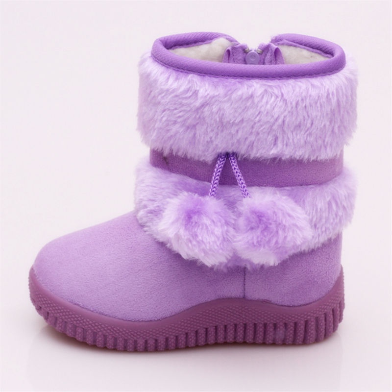 Giày Boot Cổ Ngắn Lót Nhung cotton Thời Trang Mùa Đông Hàng Mới Dành Cho Bé Trai Và Bé Gái 2 Tuổi