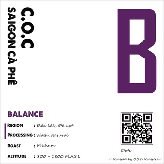 Balance blend - Cà Phê Blend 6:4 Arabica Robusta