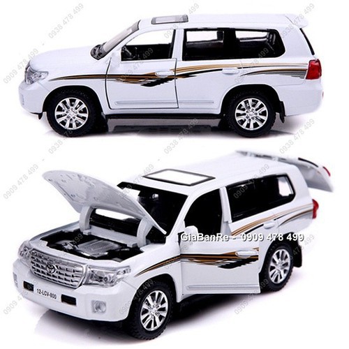 Xe Mô Hình Kim Lọai Toyota Land Cruiser Tỉ Lệ 1:32 - Double Horse - 9863