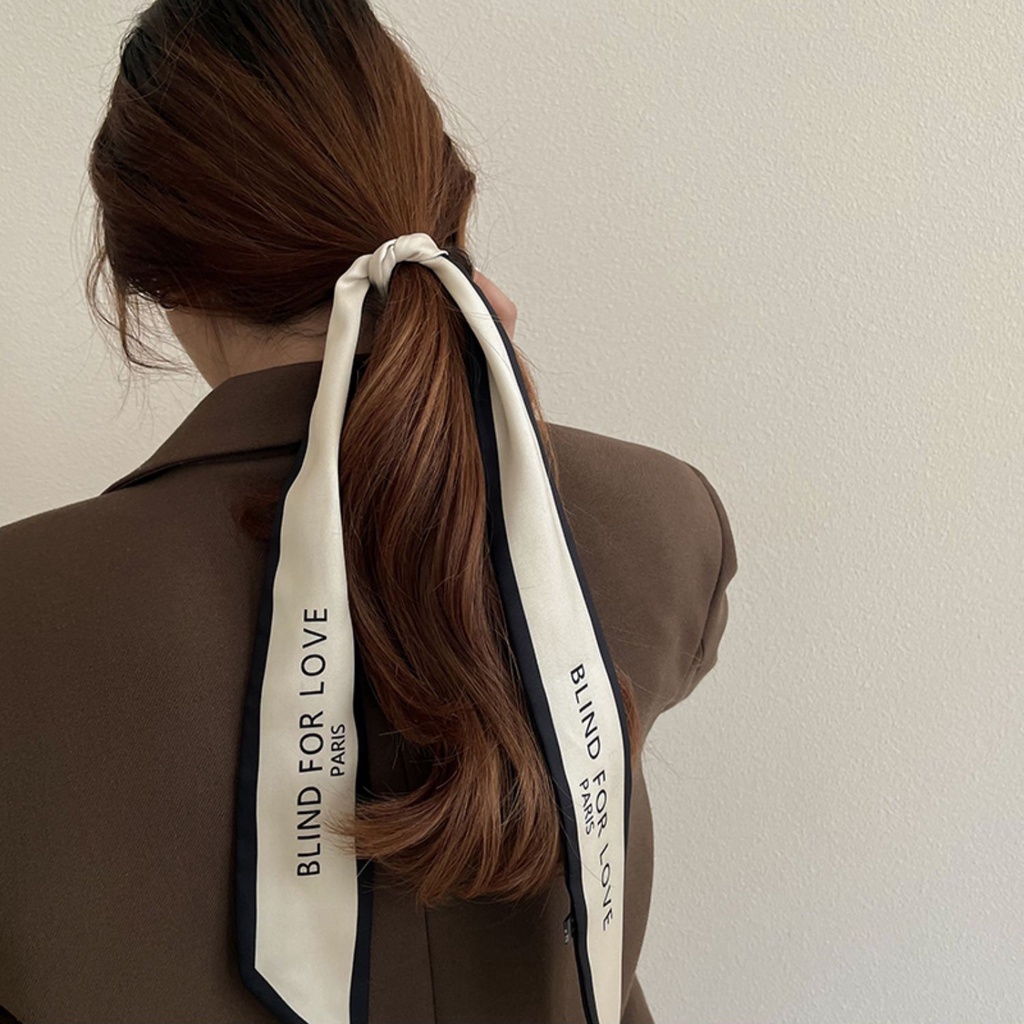Khăn cột tóc turban lụa đa năng LAGU Accessories quấn túi, quàng cổ phụ kiện dễ thương