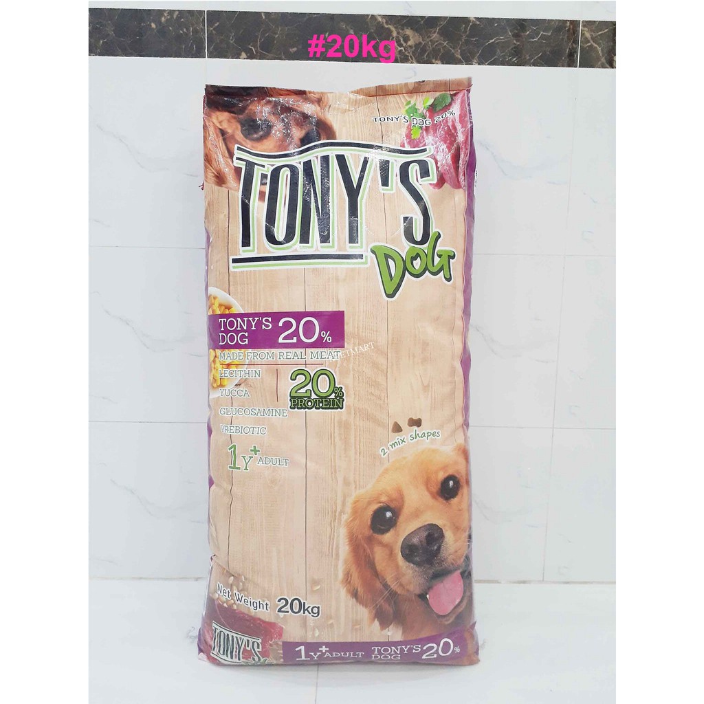 &lt;Bao lớn 20kg&gt; Thức ăn cho chó trưởng thành tony's dog adult bao 20kg