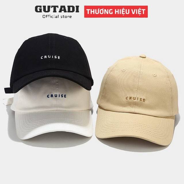 Mũ Lưỡi Trai nam nữ Nón Lưỡi Trai Cruise Phong Cách Nón Kết Form Mềm Vải Cotton