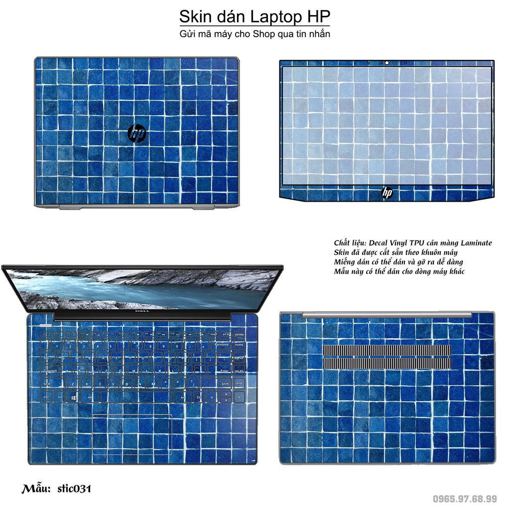 Skin dán Laptop HP in hình Hoa văn sticker _nhiều mẫu 6 (inbox mã máy cho Shop)