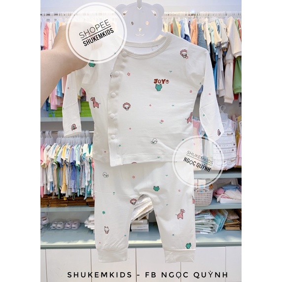 Set bộ sơ sinh Jojo chất siêu mềm cho bé (3m,6m)