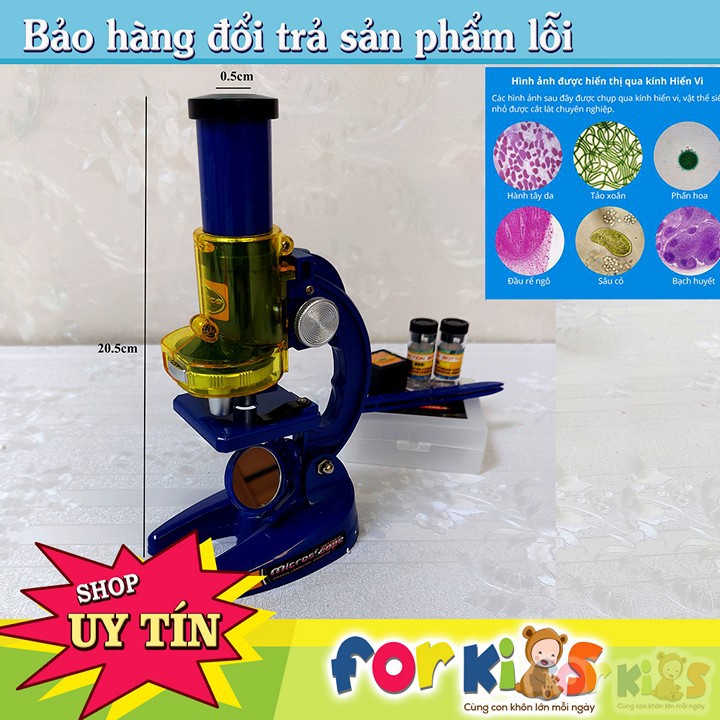 Kính hiển vi đồ chơi cho bé yêu khoa học