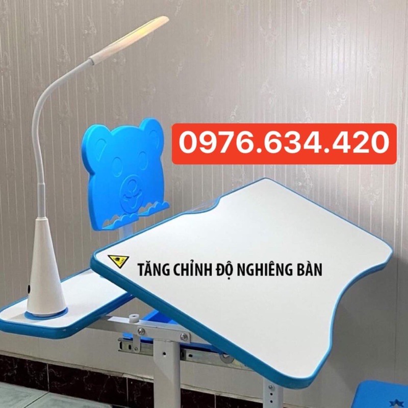 Bộ bàn ghế học sinh thông minh chống gù, chống cận. Tăng chỉnh độ cao tuỳ ý, dành cho trẻ em từ 4-15 tuổi