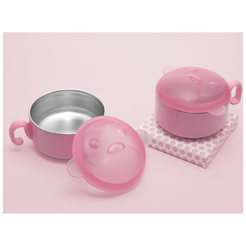 Tô Đựng Thức Ăn Cho Bé Cách Nhiệt Bằng Thép Không Gỉ 250ml