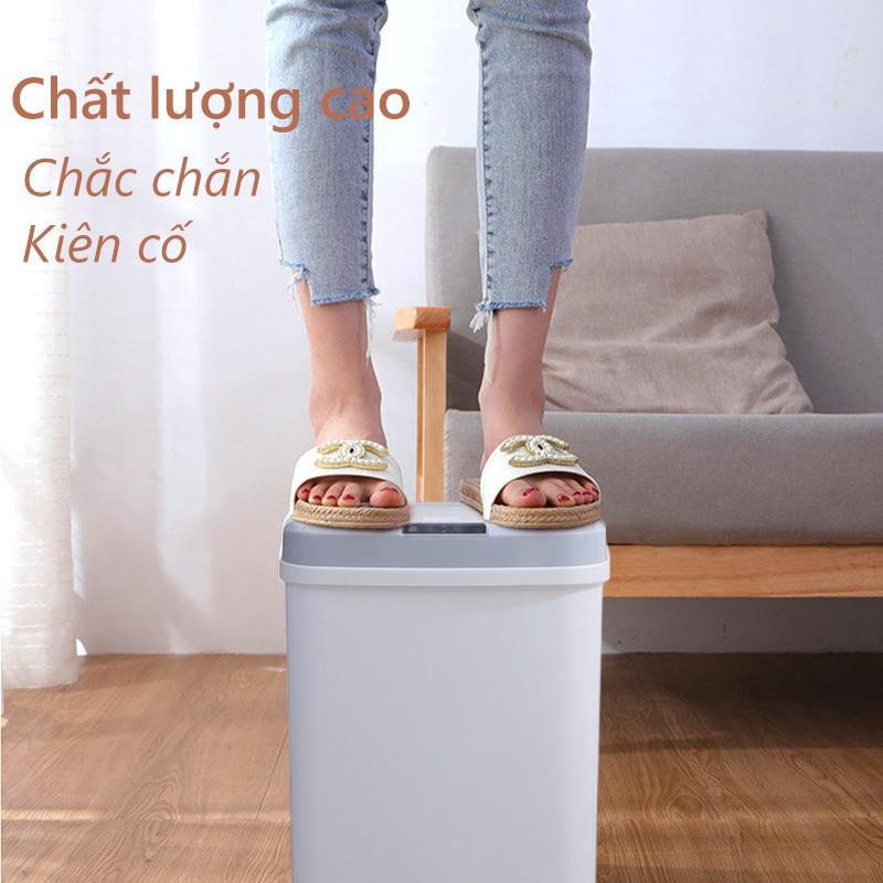 Thùng Rác Thông Minh Smarthome 16L - Thùng Rác Cảm Ứng Có Ngăn Chứa Túi Đựng Rác Tiện Lợi - Bảo Hành 12 Tháng