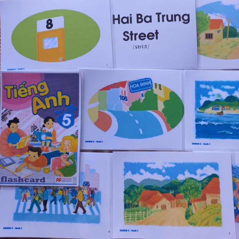 Flashcard tiếng anh GLOBAL SUCCESS lớp 1-2-3-4-5 Bgd