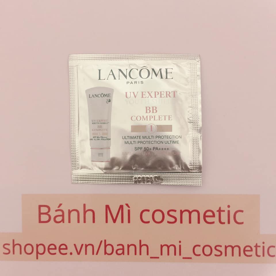 Kem chống nắng 🎁Lancome🎁 UV Expert Aqua Gel - BB Complete SPF 50 sample 1ml