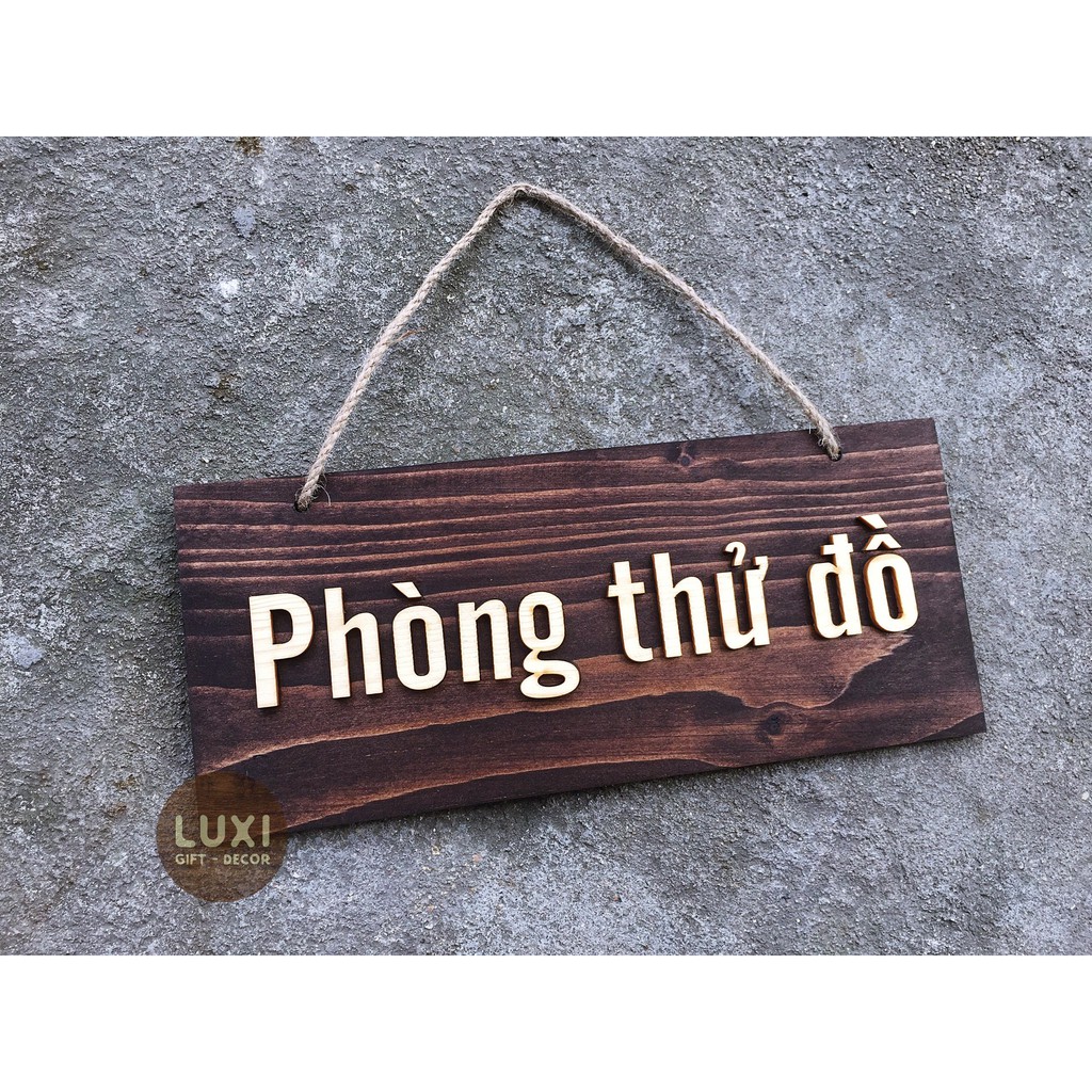 LUXI DECOR Bảng thông báo treo cửa - Có thể thay nội dung