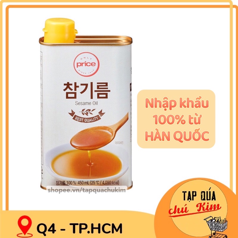 Dầu mè ONLY PRICE hộp 450ML Hàn Quốc - tapquachukim