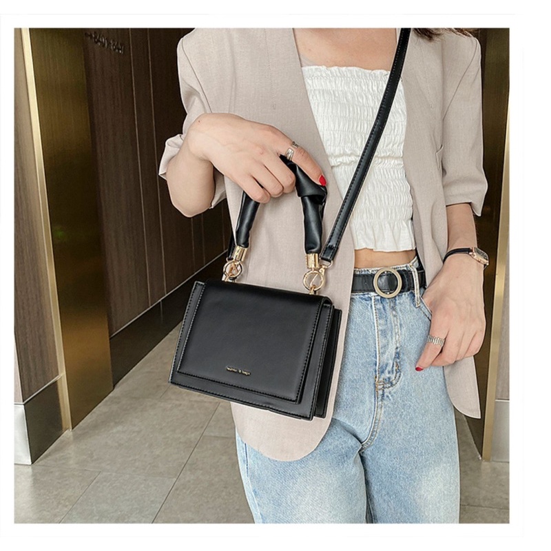 Túi Xách Nữ Túi Đeo Chéo Quai Rúm Siêu Xinh Phong Cách Hàn Quốc